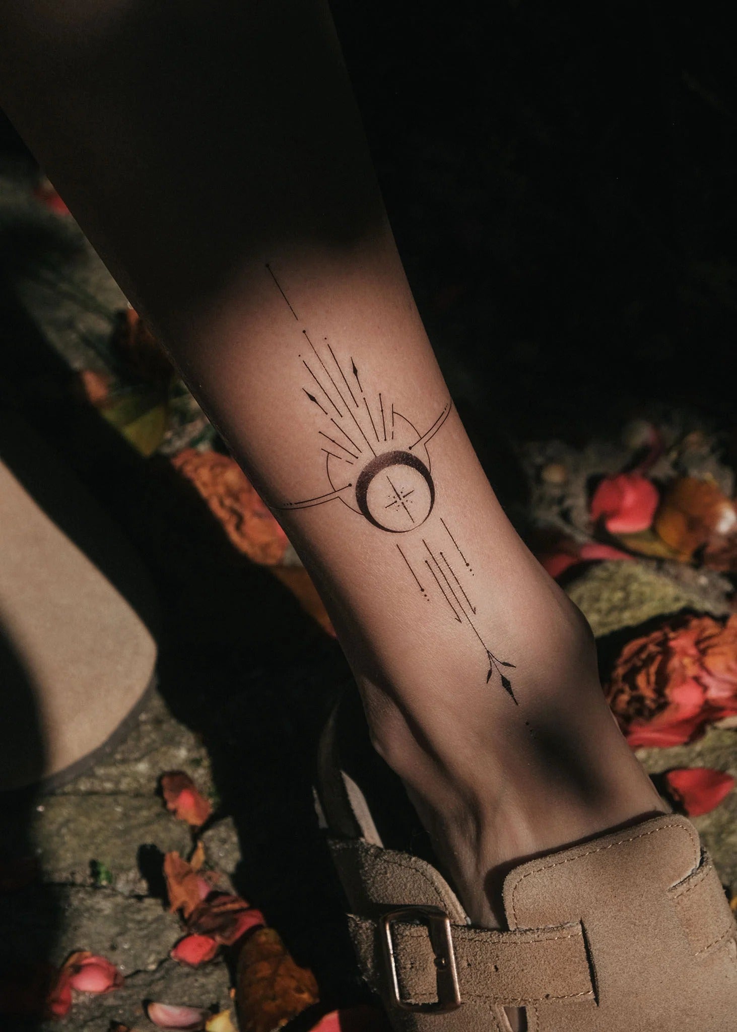Set 5 tatuaje temporare Linie fină
