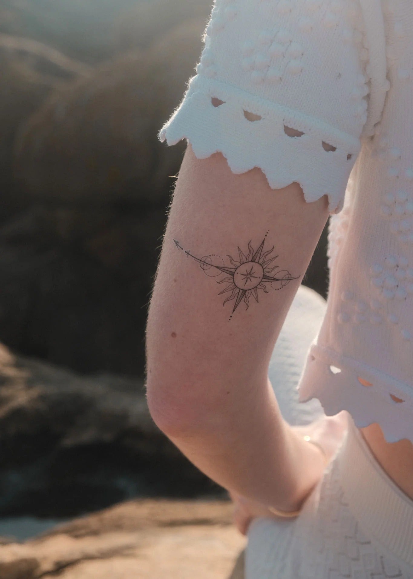 Set 14 tatuaje temporare Soare și Lună