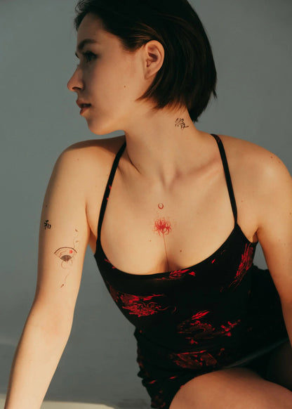 Set 5 tatuaje temporare Japonia