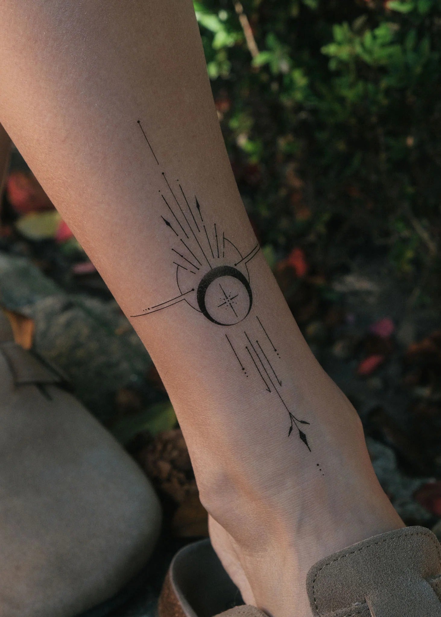 Set 5 tatuaje temporare Linie fină