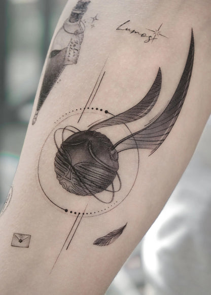 Set 10 tatuaje temporare Harry Potter