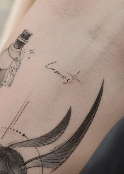 Set 10 tatuaje temporare Harry Potter