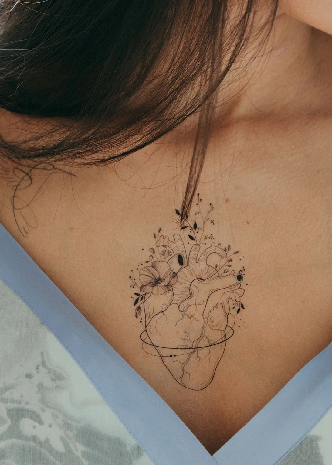 Set 9 tatuaje temporare O linie