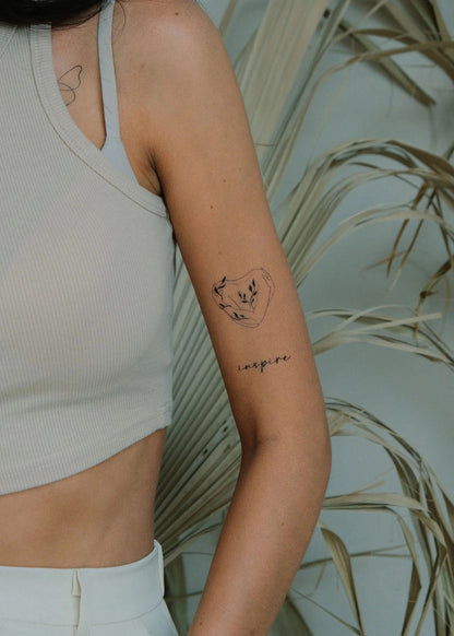 Set 9 tatuaje temporare O linie
