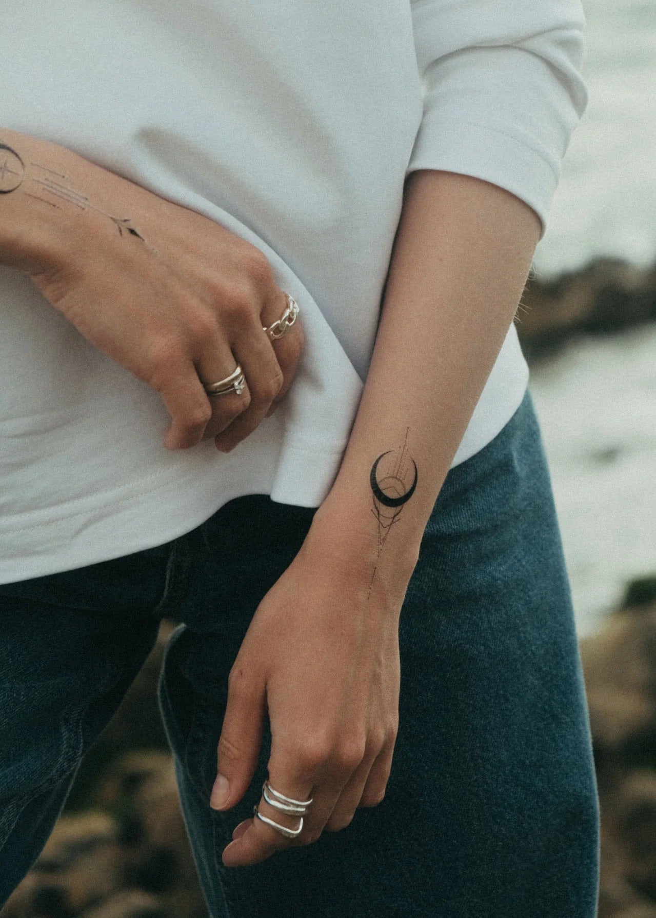 Set 8 tatuaje temporare Geometrie