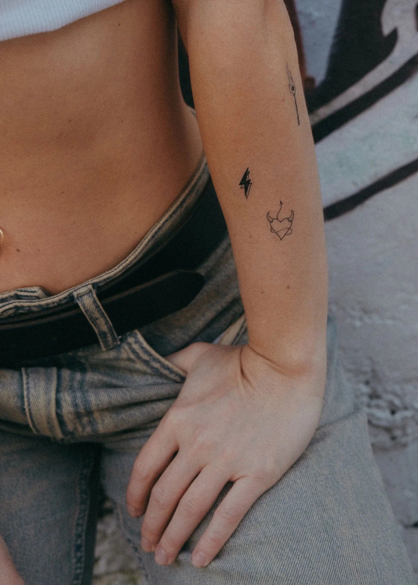 Set 20 tatuaje temporare Mâzgălitură