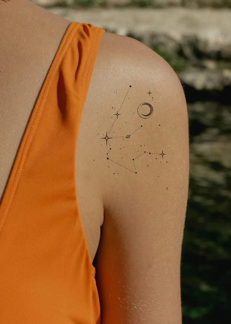 Tatuaj Temporar Zodia Vărsător – Constelație