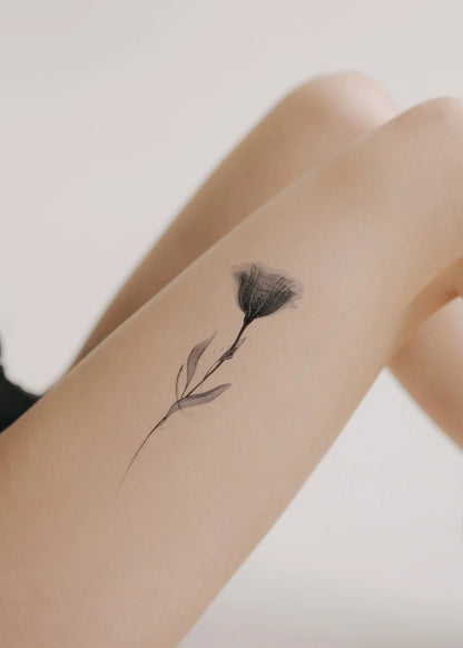 Set 3 tatuaje temporare Flori cu raze X