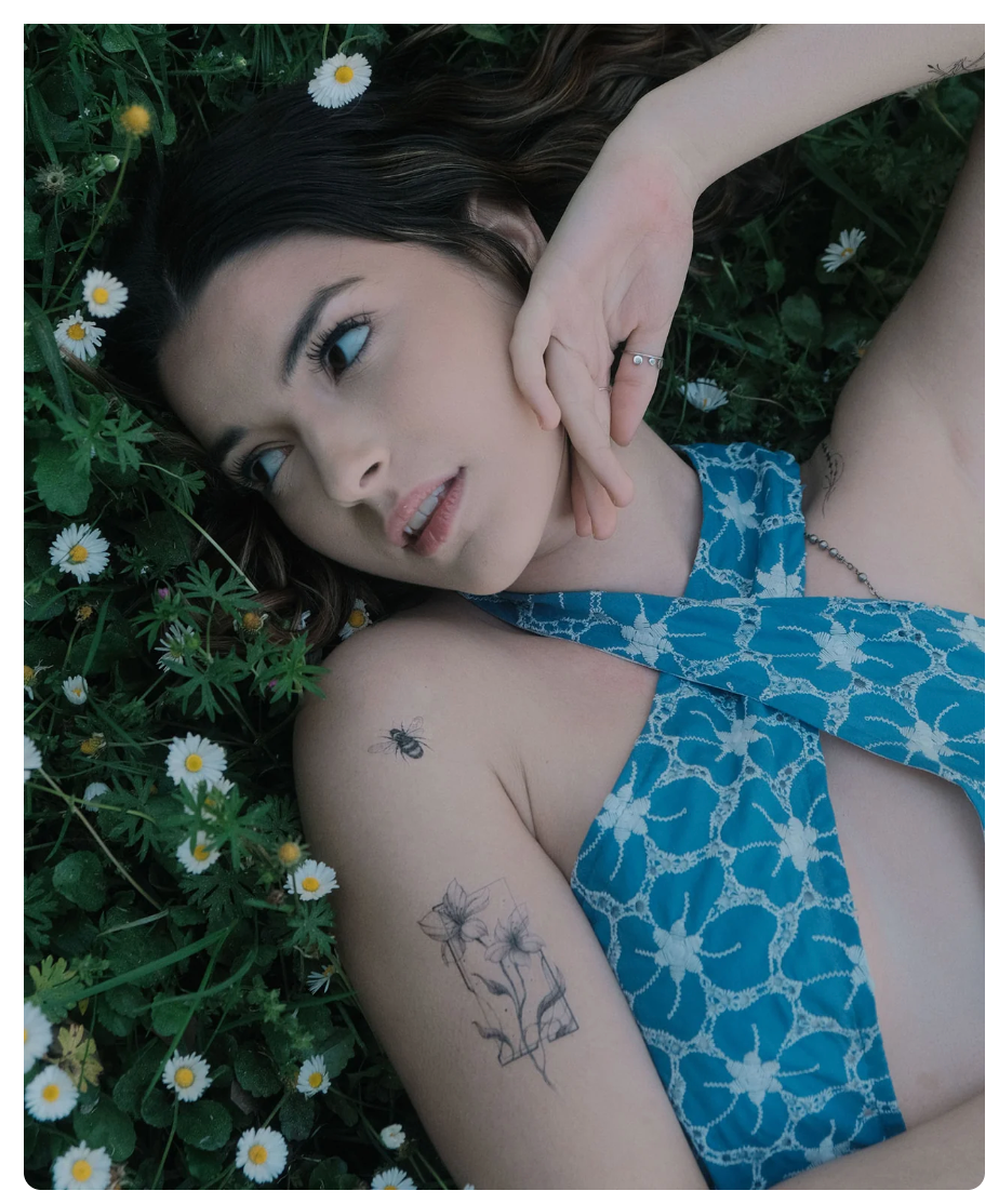 Set 4 tatuaje temporare Grădina Secretă