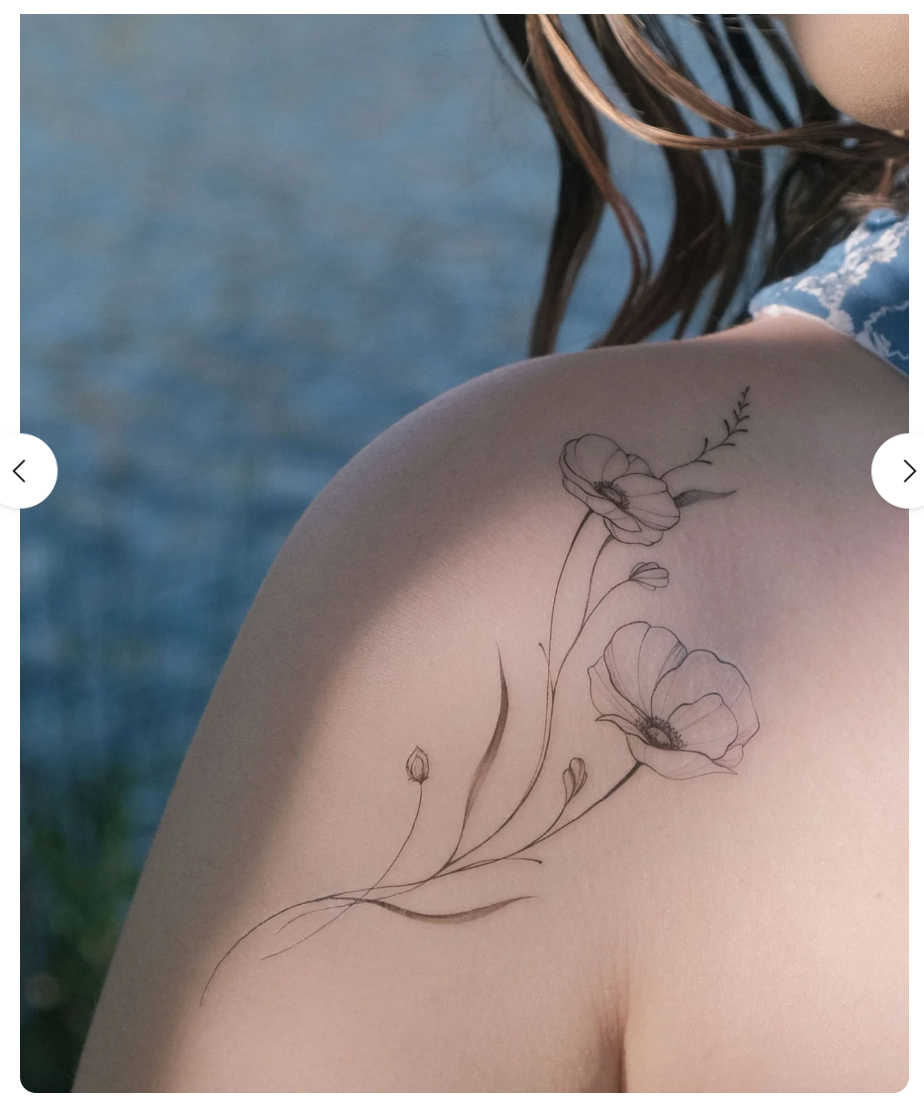 Set 4 tatuaje temporare Grădina Secretă