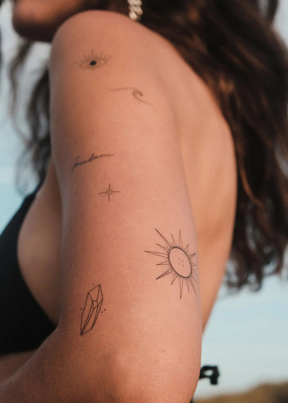 Set 29 tatuaje temporare Împinge-te la mână