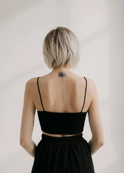 Set 3 tatuaje temporare Flori cu raze X