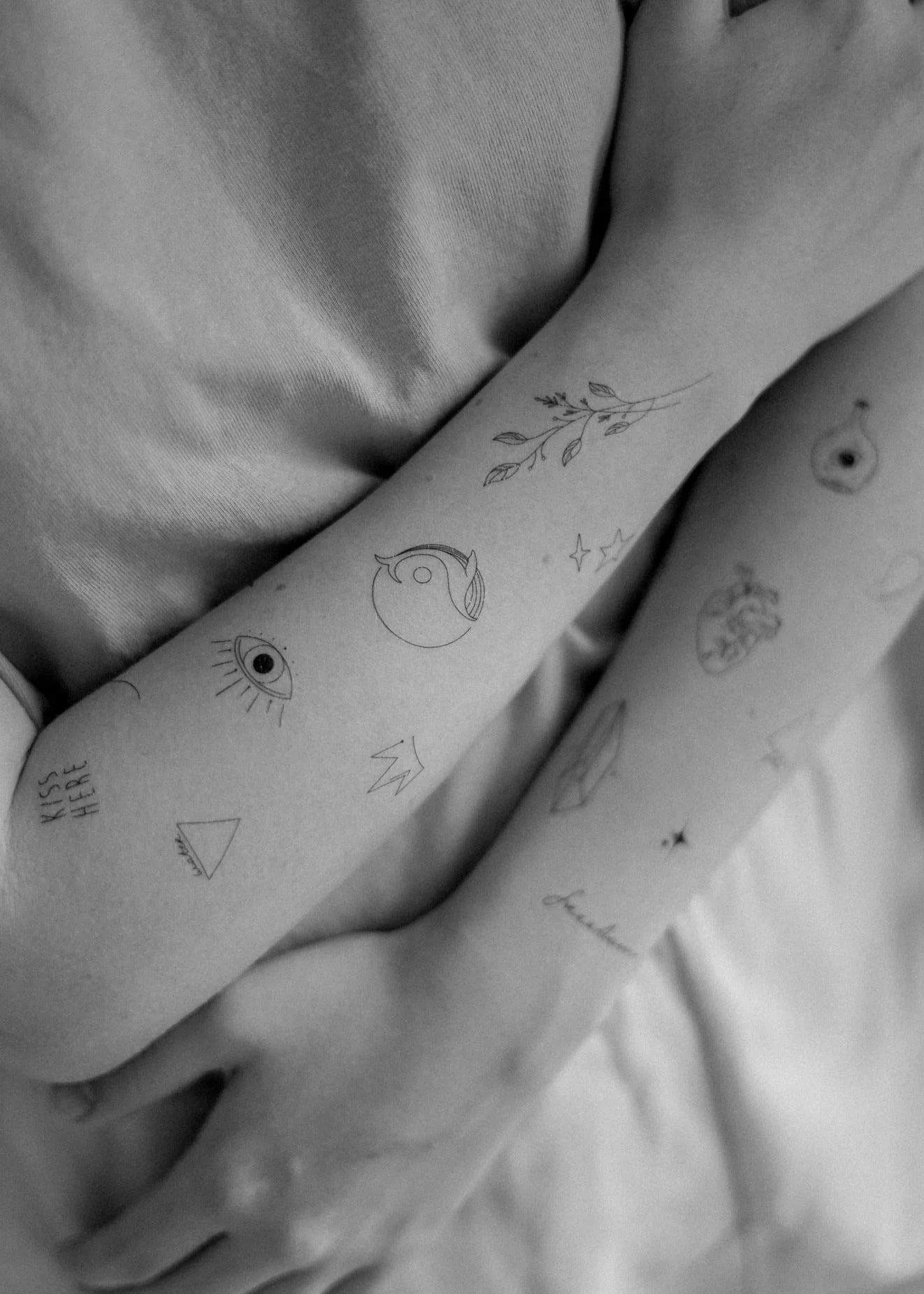 Set 29 tatuaje temporare Împinge-te la mână