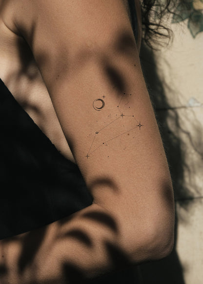 Tatuaj Temporar Zodia Leu – Constelație