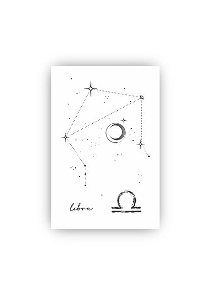 Tatuaj Temporar Zodia Balanță – Constelație