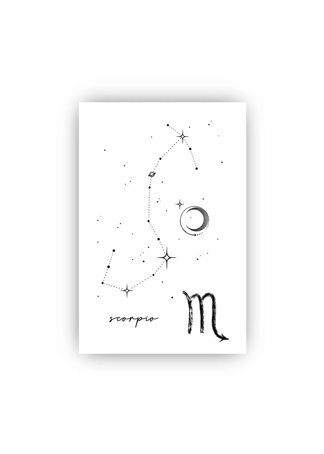 Tatuaj Temporar Zodia Scorpion – Constelație