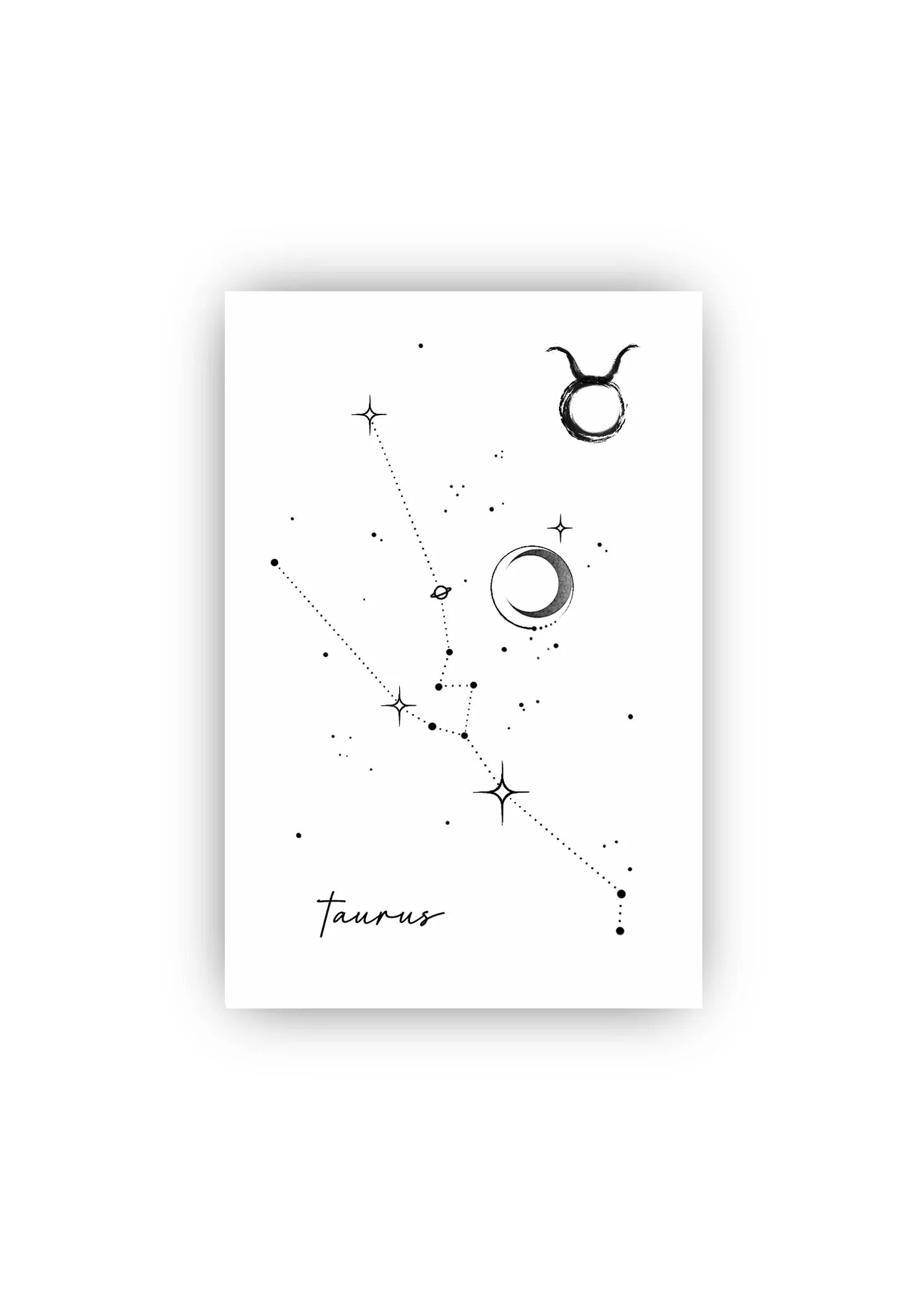 Tatuaj Temporar Zodia Taur – Constelație