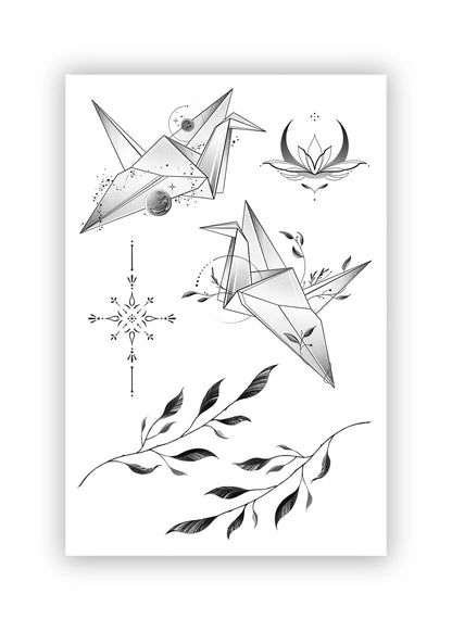 Set 6 tatuaje temporare Vânt
